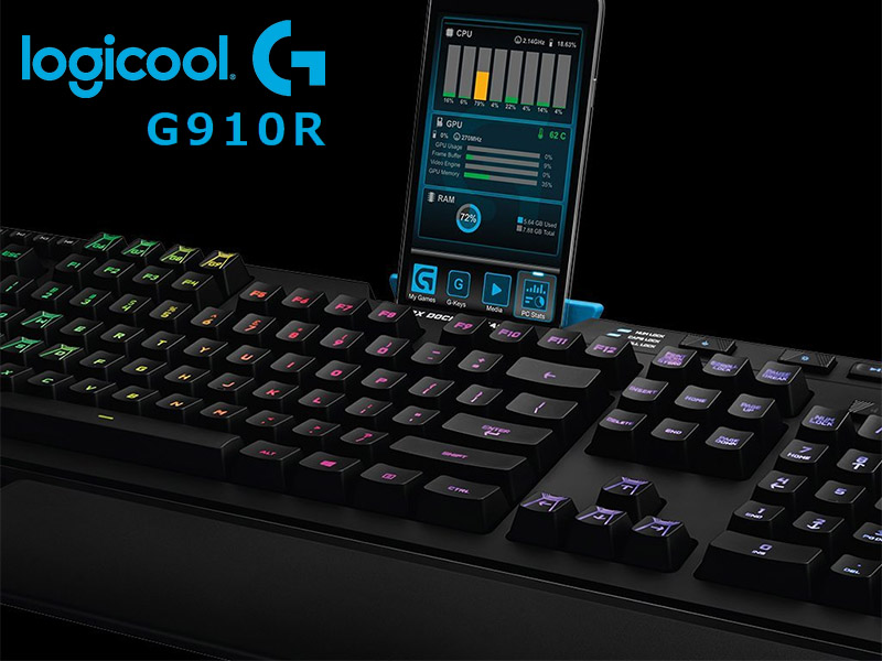 ロジクールG のフラグシップゲーミングキーボード「G910」の新モデルが