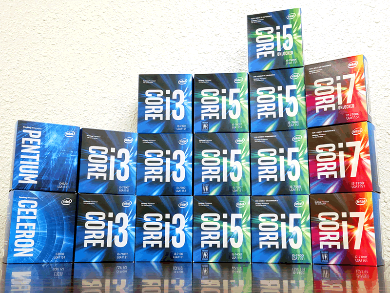 デスクトップ向け第7世代インテルCoreプロセッサー「Kaby Lake」各種