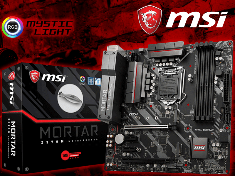 価格をおさえたCoffeeLake-S対応MicroATXマザー「MSI Z370M MORTAR
