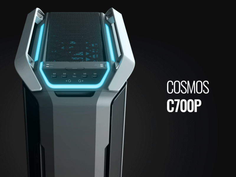クーラーマスターからモジュラー構造の魅せるフルタワーPCケース