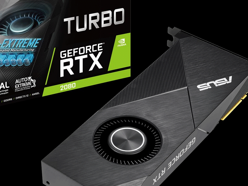 ASUSから新設計ブロアーファン搭載 GeForce RTX 2080 グラフィック