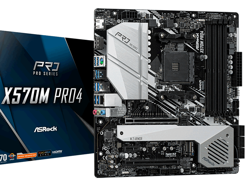 AMD X570では初のMicroATX、第3世代Ryzen対応マザーボード「ASRock