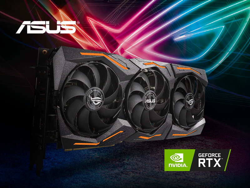 ASUS、セミファンレス仕様の3連ファン搭載STRIX シリーズ RTX 2060