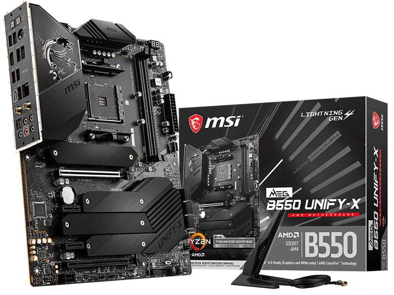 メモリスロット2本仕様、MSIからOC特化型B550搭載AM4 ATXマザーボード