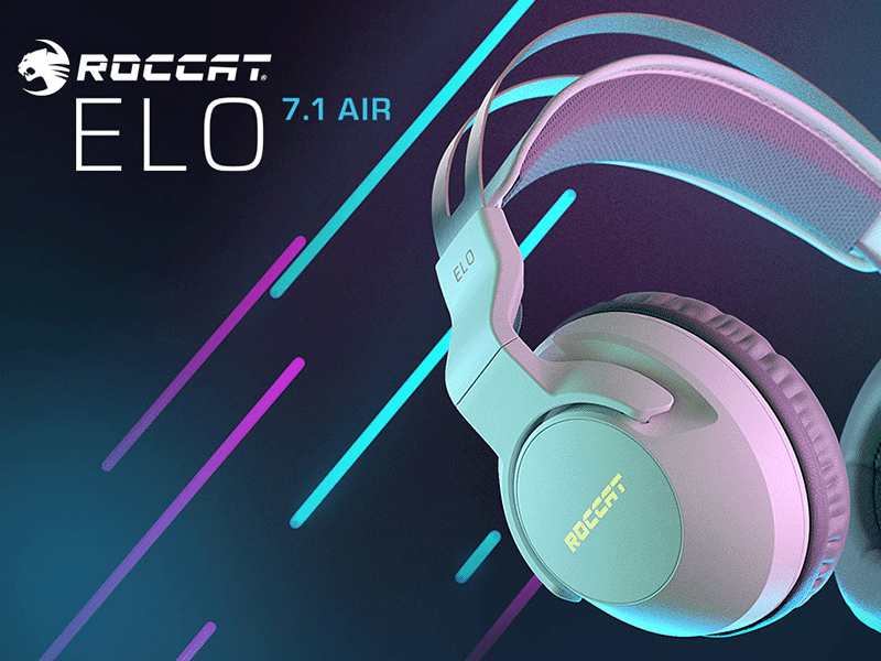 ROCCATの定番ワイヤレスヘッドセットにホワイトカラーバリエーション