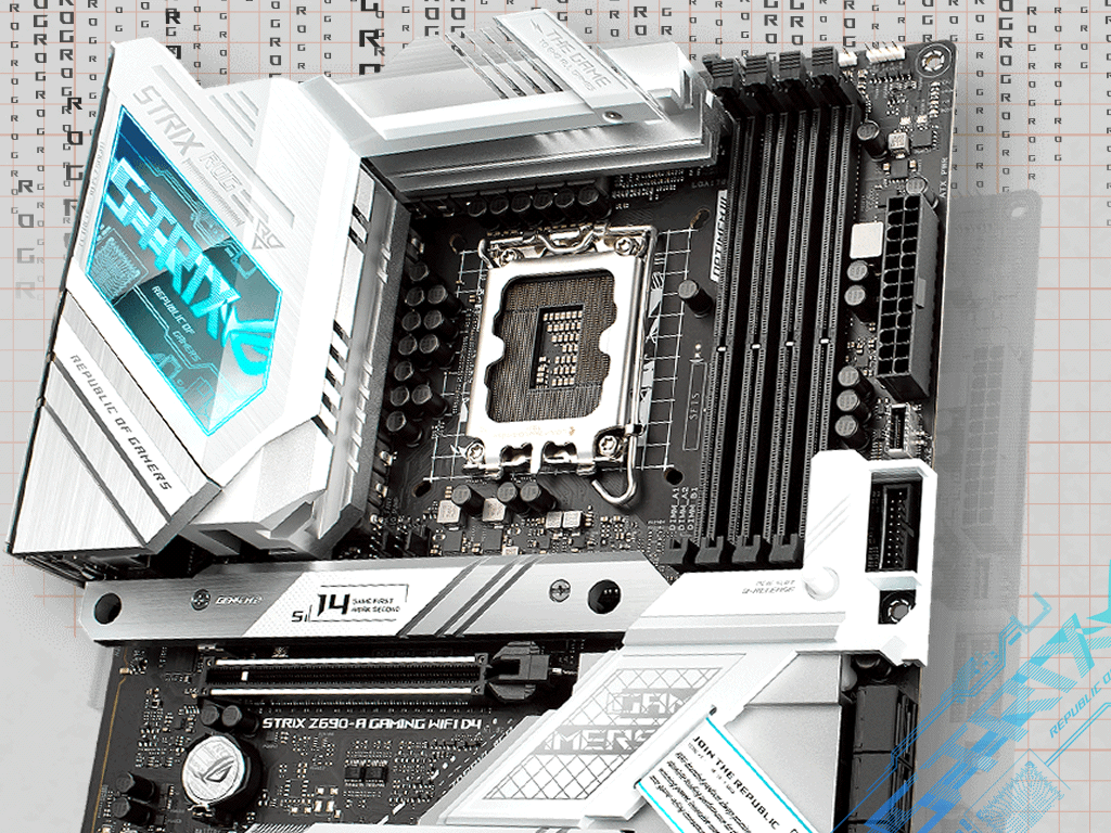 ASUSからAlder Lake-S対応インテルZ690搭載DDR4 ATXマザーボード「ROG