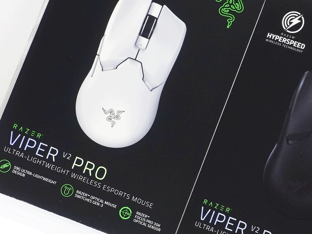 重さ58gのワイヤレス仕様、RazerからeSportsプロプレイヤーグレードの