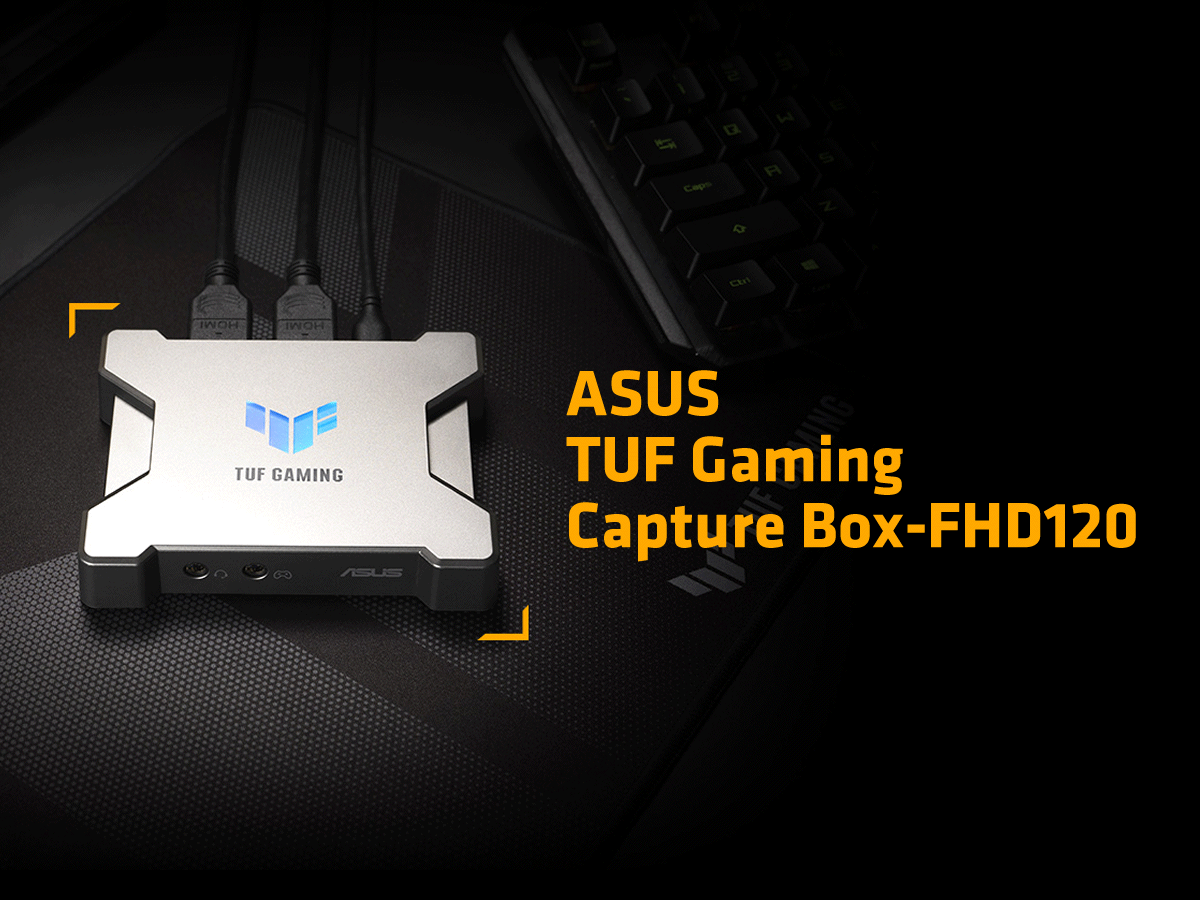 ASUSのTUFシリーズからゲーム配信向けキャプチャーBOX「TUF GAMING