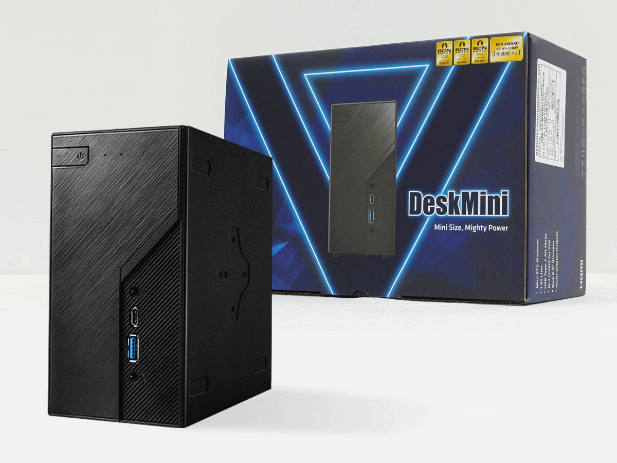 ASRockのintelミニPCベアボーンキットにソケットLGA1700 第12世代Alder