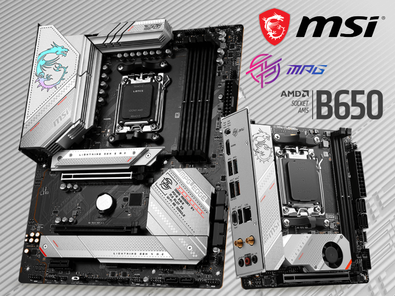 MSIからソケットAM5対応B650チップセット搭載ATXマザーボード「MPG