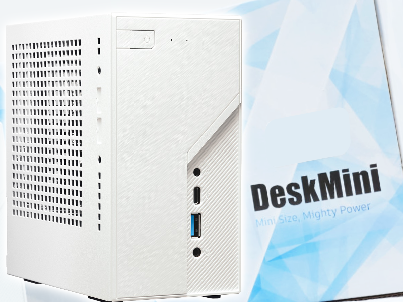 ベアボーンキット「ASRock DeskMini シリーズ」にホワイトカラーモデル