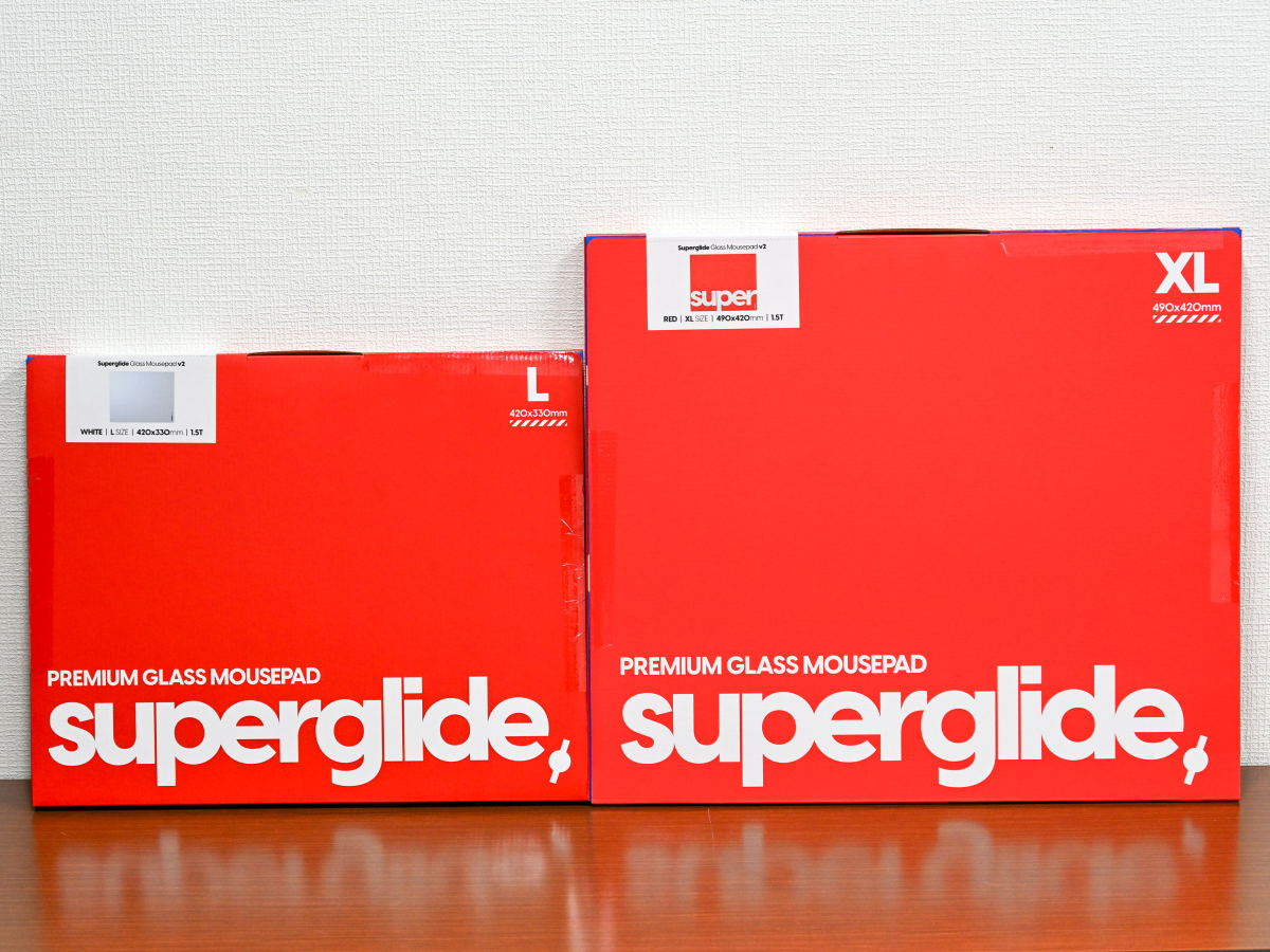 より薄く軽く、Pulsarの人気ガラスマウスパッド「Superglide Pad」がV2