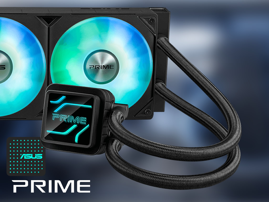 ASUS PRIMEシリーズから設置が簡単なARGB対応簡易水冷CPUクーラー
