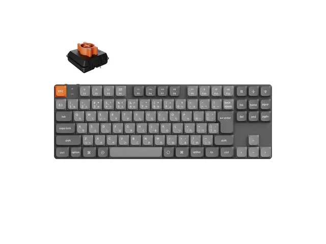 Fujitsu 富士通コンポーネント FKB8769-052 ライトグレー テンキーレス