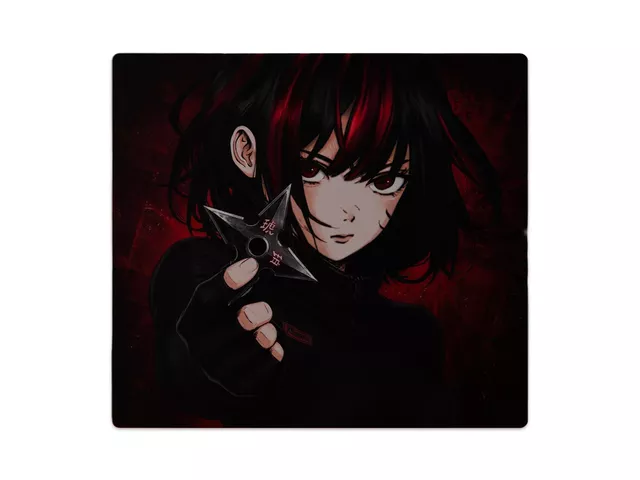 GLSSWRKS Akari Glass Mousepad Red Japan Limited 49 x 42 cm - 製品