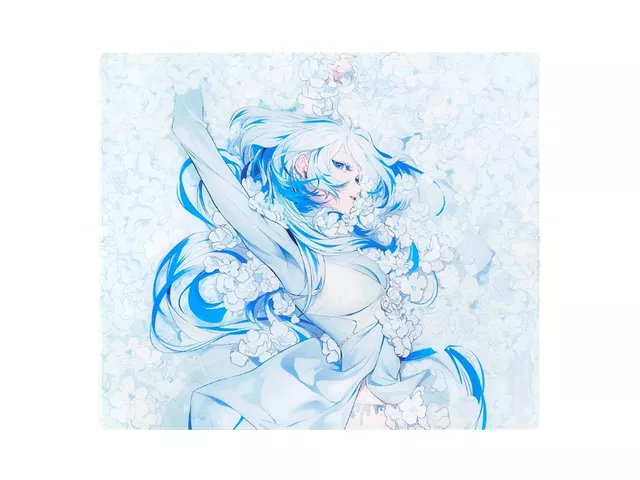 GLSSWRKS GLSSWRKS Kazemi Premium Glass Mousepad Dark 490x420mm