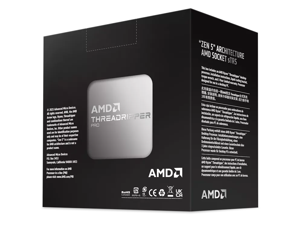 AMD Ryzen Threadripper PRO 9965WX BOX Ryzen Threadripper PRO