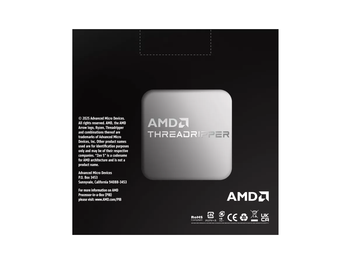 AMD Ryzen Threadripper 9970X BOX Ryzen Threadripper 9000