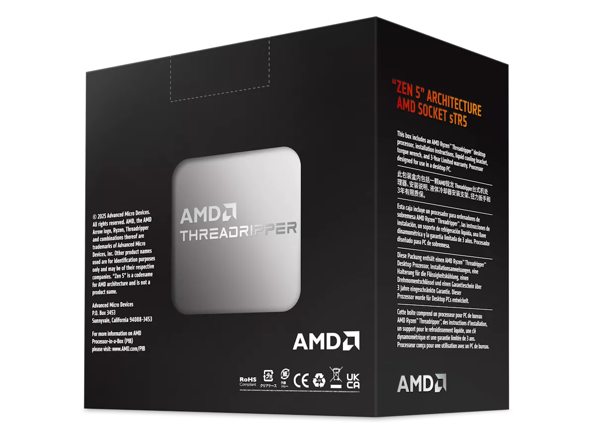 AMD Ryzen Threadripper 9960X BOX Ryzen Threadripper 9000 Socket
