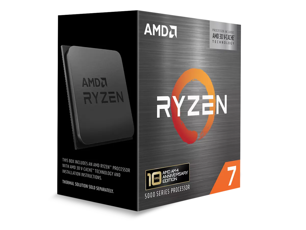 AMD AMD Ryzen 7 5800X3D Gaming Processor BOX AMD Ryzen 5000 Socket