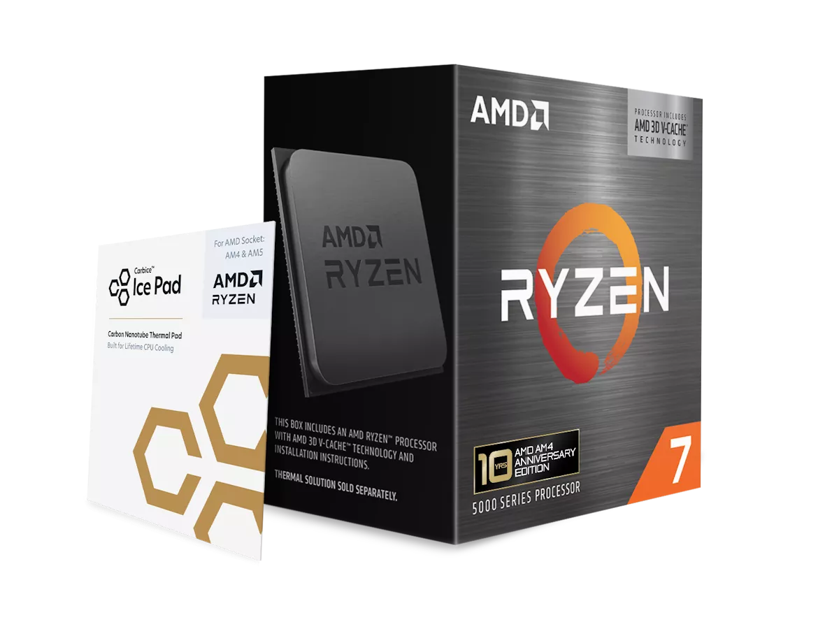 AMD AMD Ryzen 7 5800X3D Gaming Processor BOX AMD Ryzen 5000 Socket