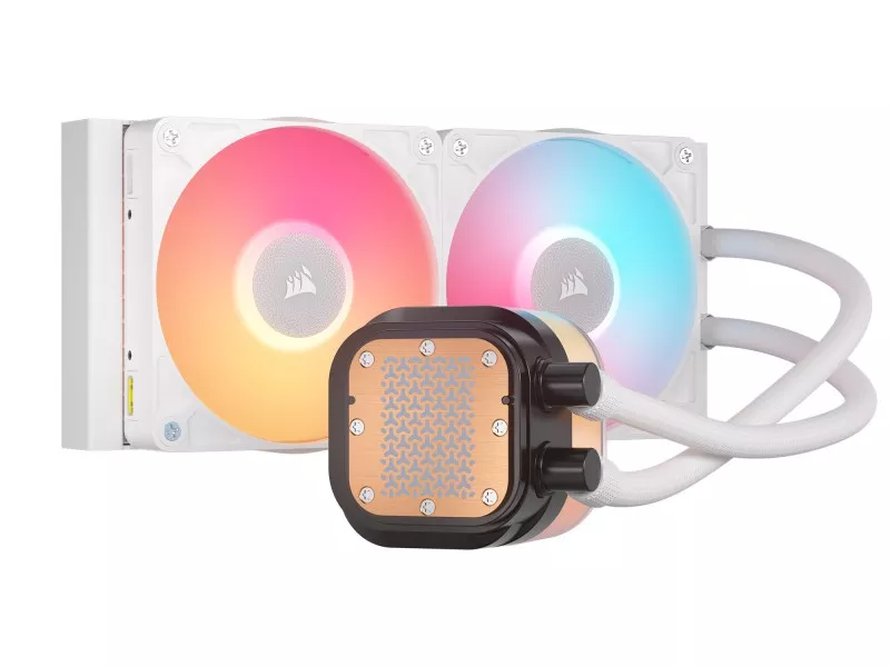 Corsair iCUE LINK TITAN 240 RX LCD ホワイト Corsair iCUE LINK TITAN 240 RX RGB LCD White - 製品詳細