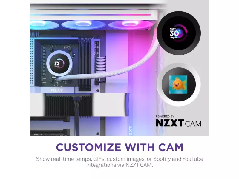 NZXT Kraken Plus 360 RGB White Kraken Plus - 製品詳細