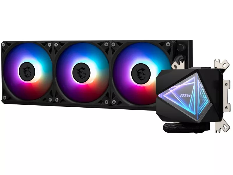 MSI MAG CORELIQUID I360 BLACK 未使用品 MSI MAG CoreLiquid I360 Black - AIO ARGB CPU Liquid Cooler