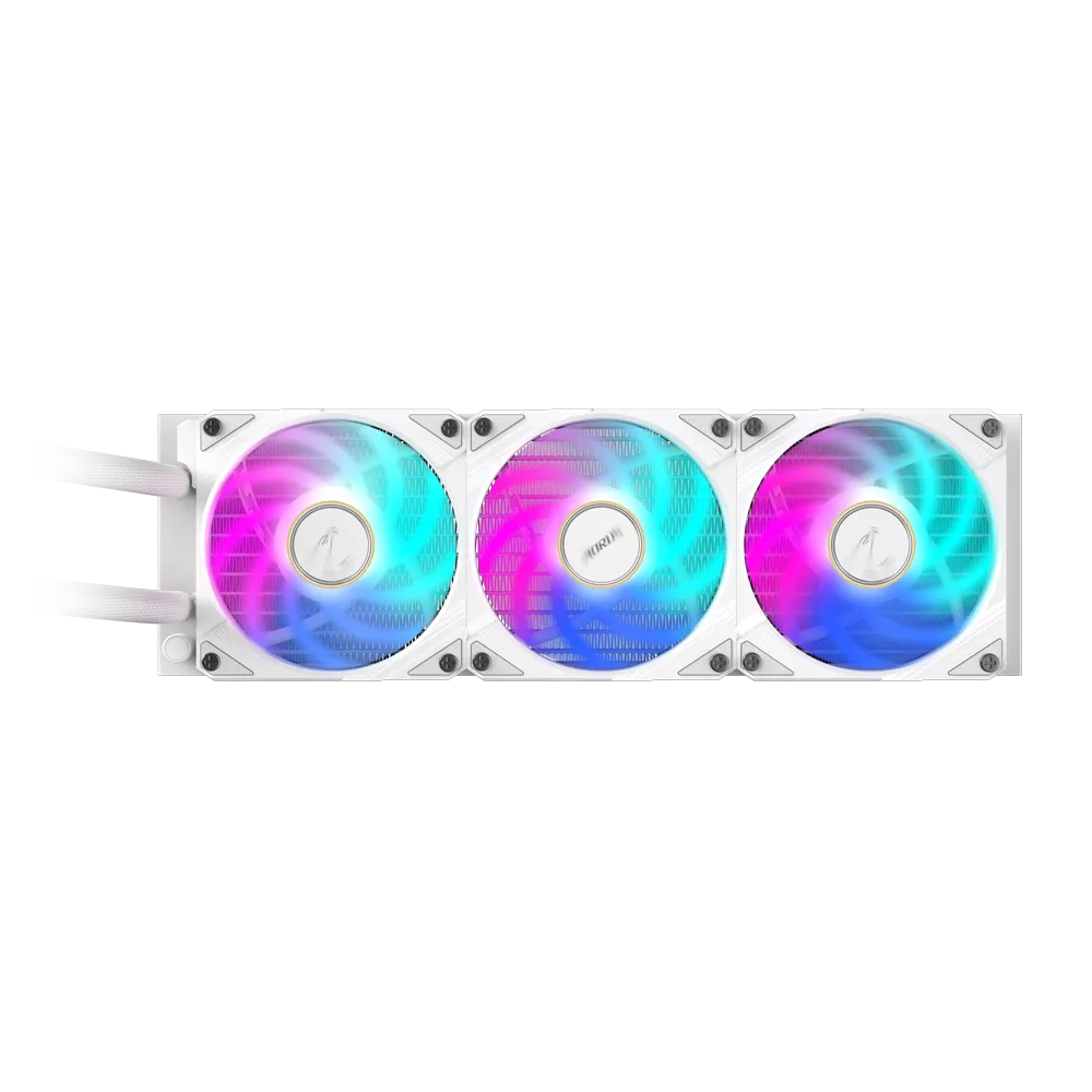 GIGABYTE AORUS WATERFORCE X II 360 ICE 3連ファンラジエーター搭載