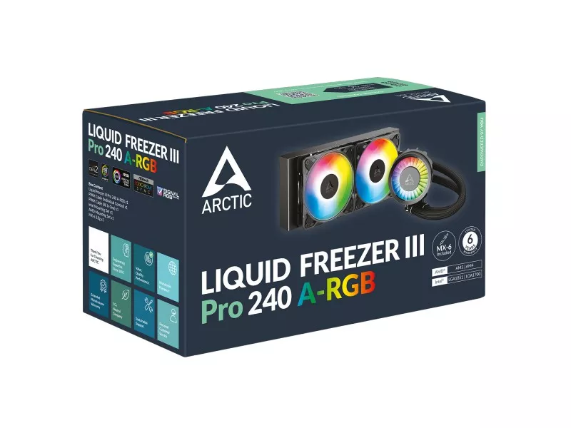 Arctic Liquid Freezer III Pro 240 A-RGB Black - 製品詳細