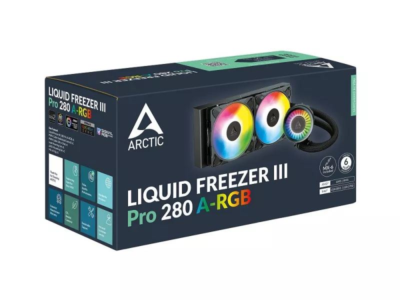 Arctic Liquid Freezer III Pro 280 A-RGB Black - 製品詳細