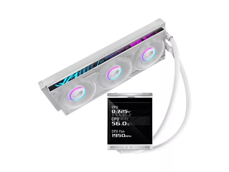 ASUS ROG Strix LC IV 360 ARGB LCD White Edition STRIX - 製品詳細