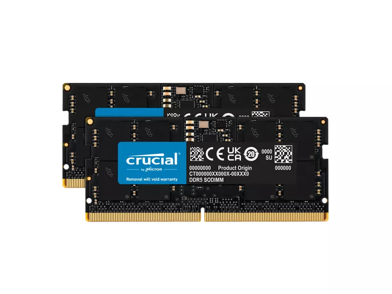 要コメント★DDR5-5600 24GB×2枚＝計48GBメモリー SODIMM Crucial 48GB Kit (24GBx2) DDR5-5600 SODIMM | CT2K24G56C46S5