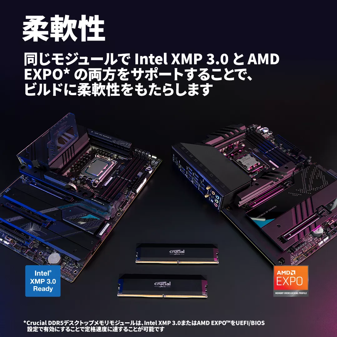 Crucial CP2K32G60C40U5B Pro Overclocking 288pin DDR5-6000 CL40-40