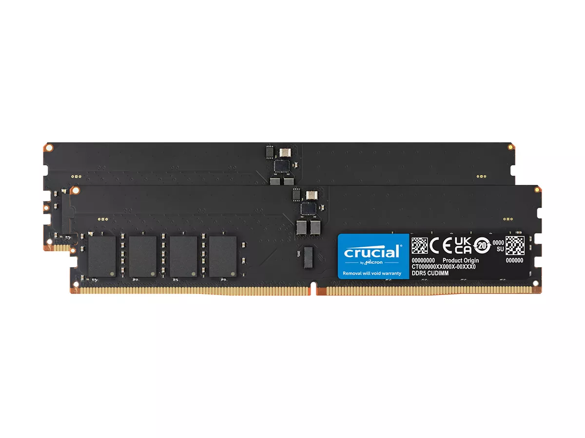 Crucial CT2K64G64C52CU5 288pin CU-DIMM DDR5-6400 CL52-52-52 128GB
