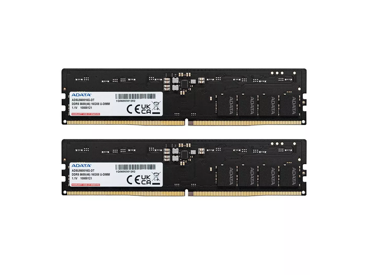 ADATA AD5U560016G-DT-I 288pin DDR5-5600 CL46-45-45 32GB(16GBx2枚組