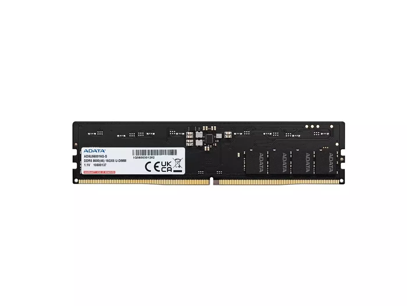 ADATA AD5U560016G-S-I 288pin DDR5-5600 CL46-45-45 16GB 1.1Volt