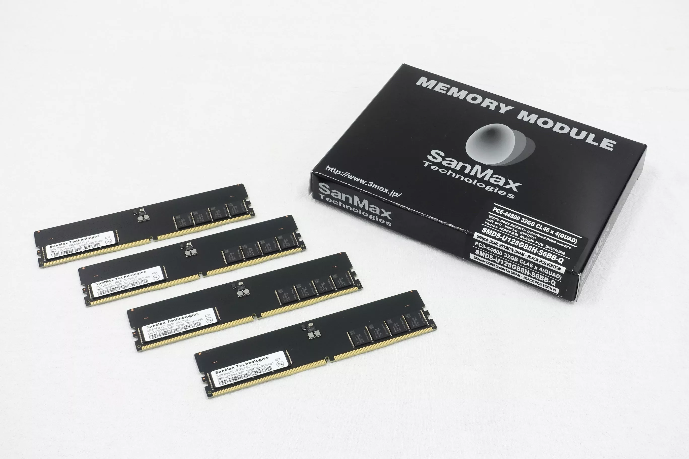 メモリー SKHYNIX DDR5 ECC Unbuffered 32GBx4(128GB SKHYNIX DDR5 ECC Unbuffered 32GBx4=128GB（SK Hynix 32GB DDR5