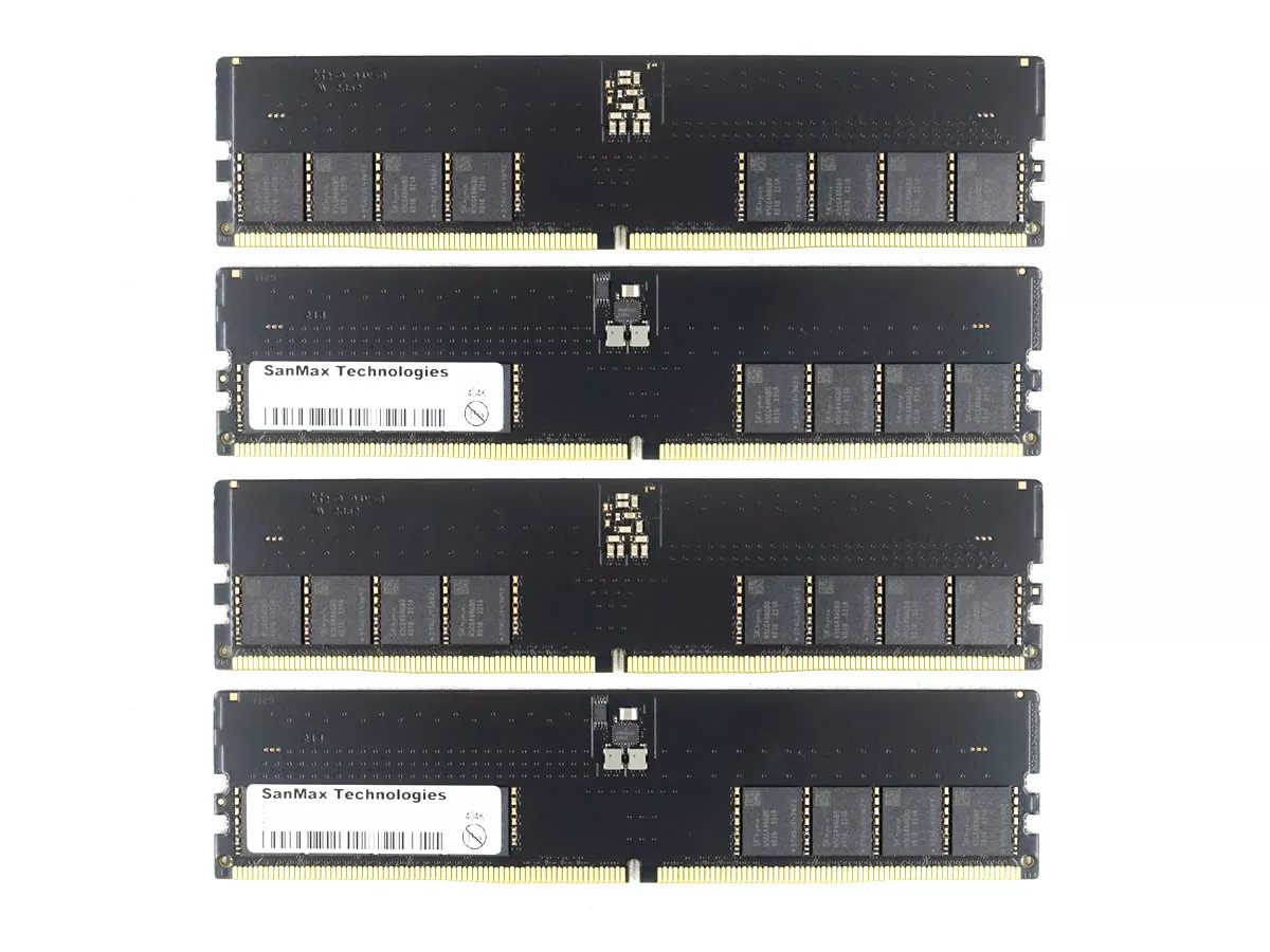 新品)SanMax SMD5-U16G46M-48B-D Micron DDR5 SanMax SMD5-U16G46M-48B-D Micron 288pin DDR5-4800 CL40-39-39 16GB