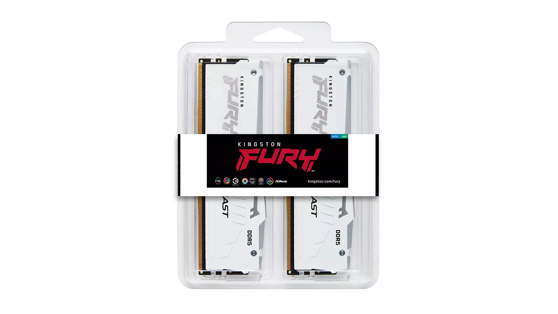 Kingston KF560C36BWE2AK2-32 FURY Beast DDR5 RGB 288pin DDR5 Kingston KF560C36BWE2AK2-32 FURY Beast DDR5 RGB 288pin DDR5