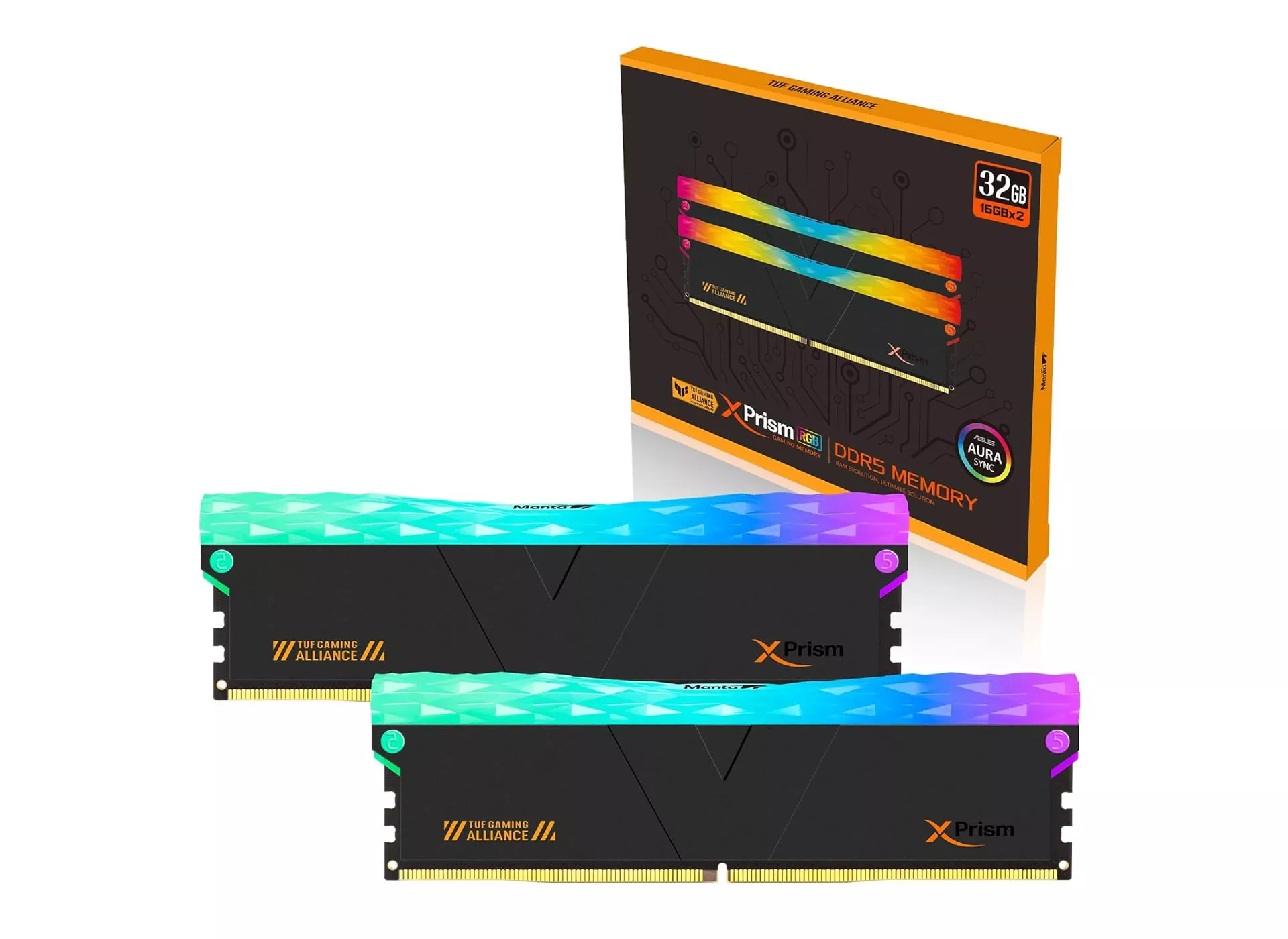 V-Color GTMXPL1662836KWK Manta XPrism RGB DDR5 288pin DDR5-6200
