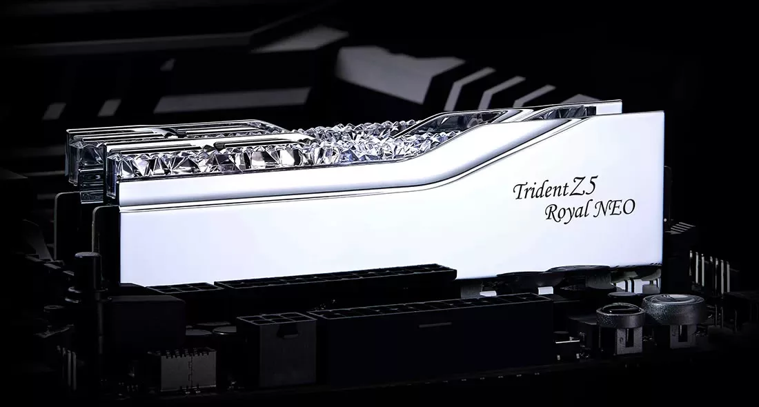 G.Skill F5-6400J3039G16GX2-TR5NS Trident Z5 Royal Neo 288pin G.Skill F5-6400J3039G16GX2-TR5NS Trident Z5 Royal Neo 288pin