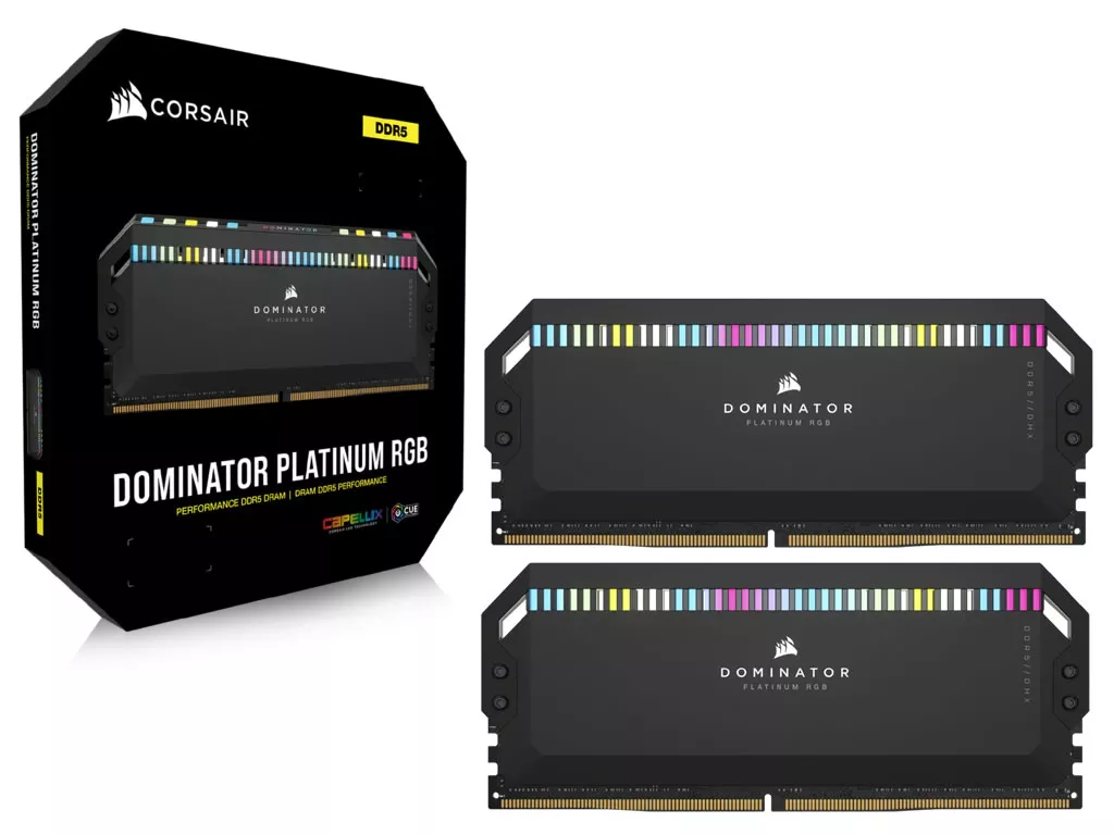 Corsair CMT32GX5M2B6400C32 DOMINATOR PLATINUM RGB DDR5 288pin DDR5-6400  CL32-40-40 32GB(16GBx2枚組)SET 1.4Volt EXPO - 製品詳細 | パソコンSHOPアーク（ark）