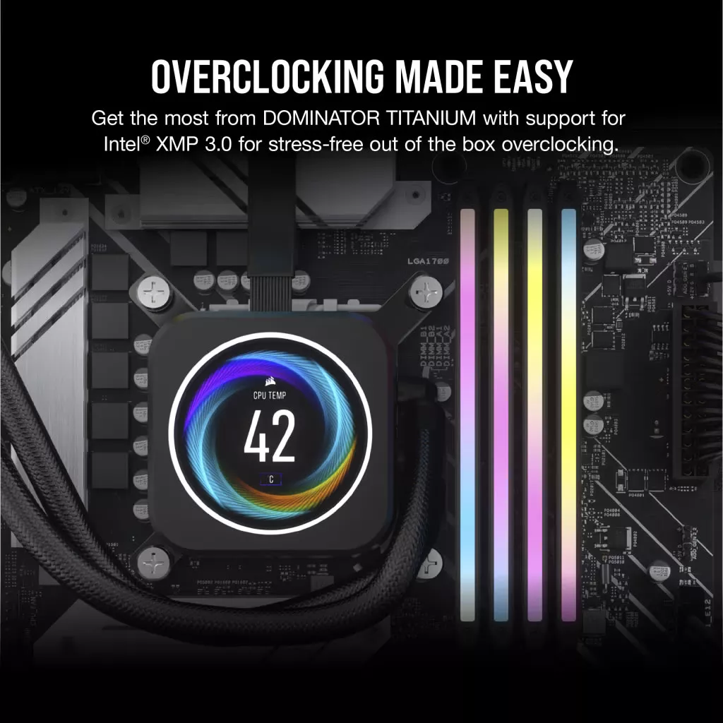 Corsair CMP64GX5M2X6600C32 DOMINATOR TITANIUM RGB DDR5 Corsair CMP64GX5M2X6600C32 DOMINATOR TITANIUM RGB DDR5