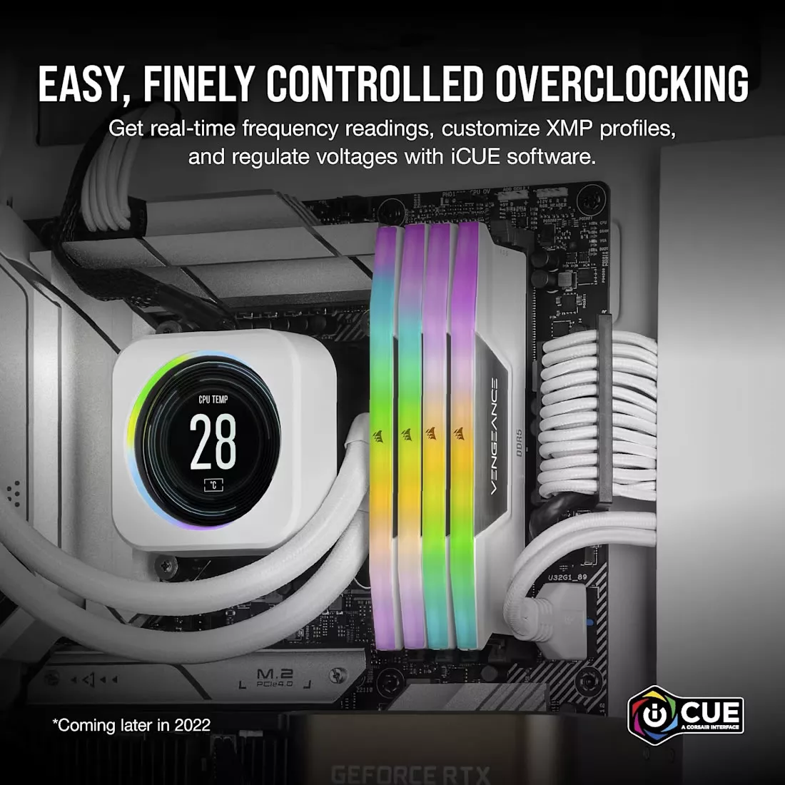 Corsair CMH32GX5M2E6000Z36W VENGEANCE RGB DDR5 288pin DDR5-6000