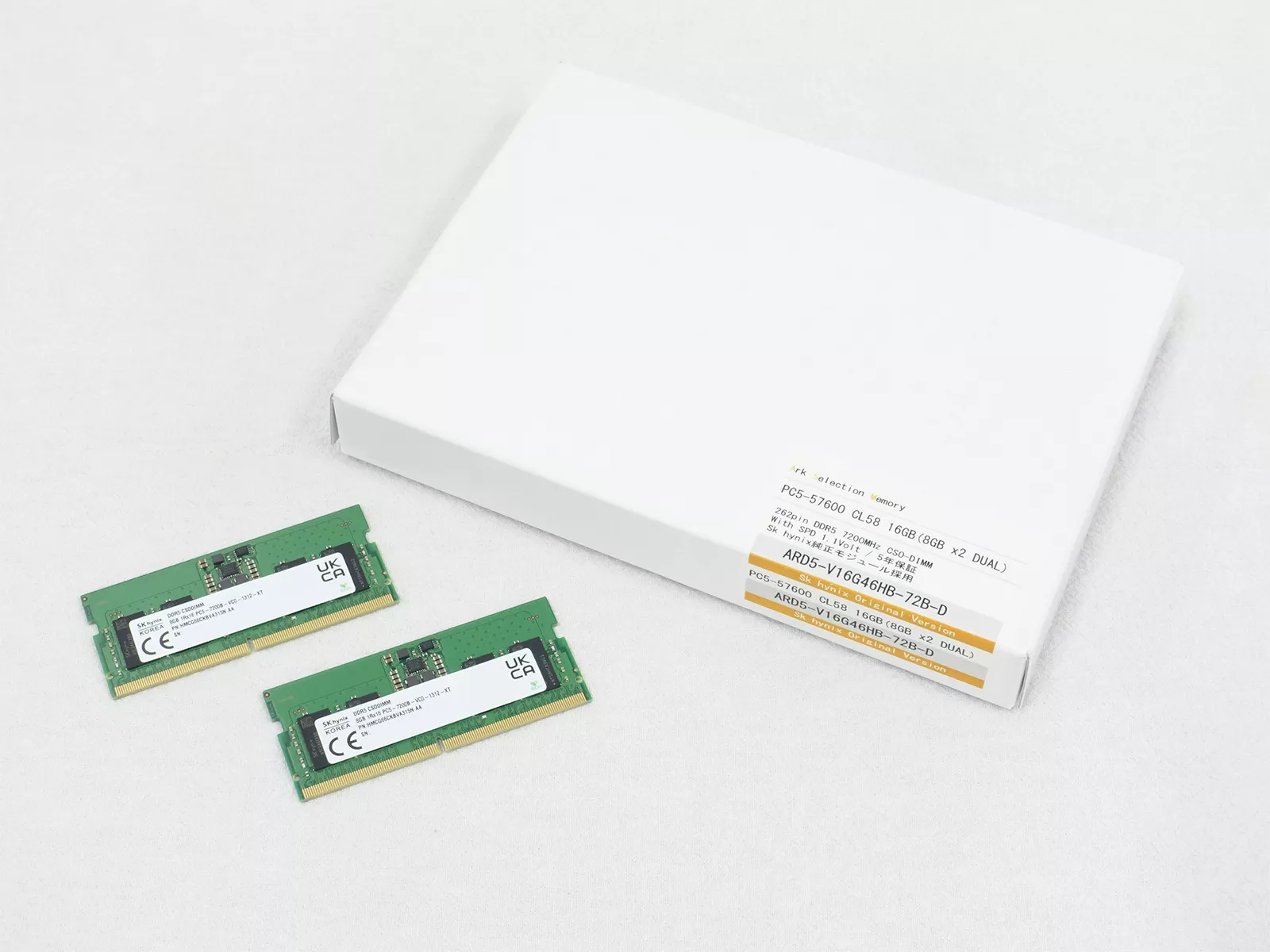 ARK ARD5-V16G46HB-72B-D「SKhynix Edition」 Ark Selection Memory