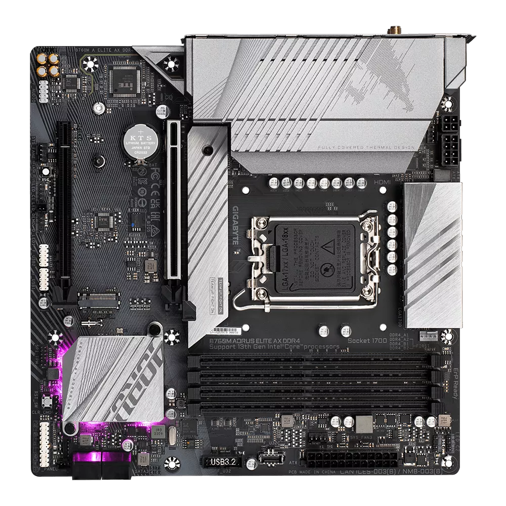 GIGABYTE ギガバイト B760M AORUS ELITE X AX 【PCIe 5.0対応
