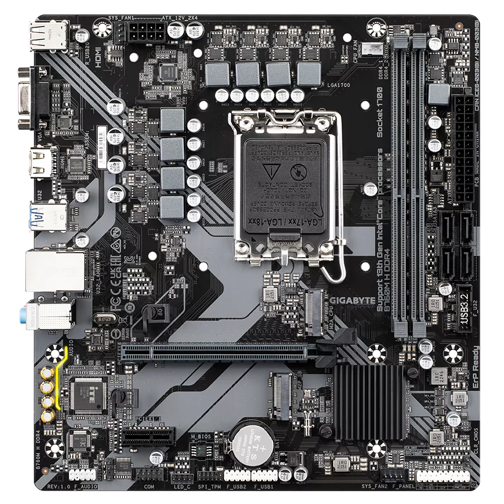 B760M POWER DDR4 (rev. 1.0) Key Features | Motherboard
