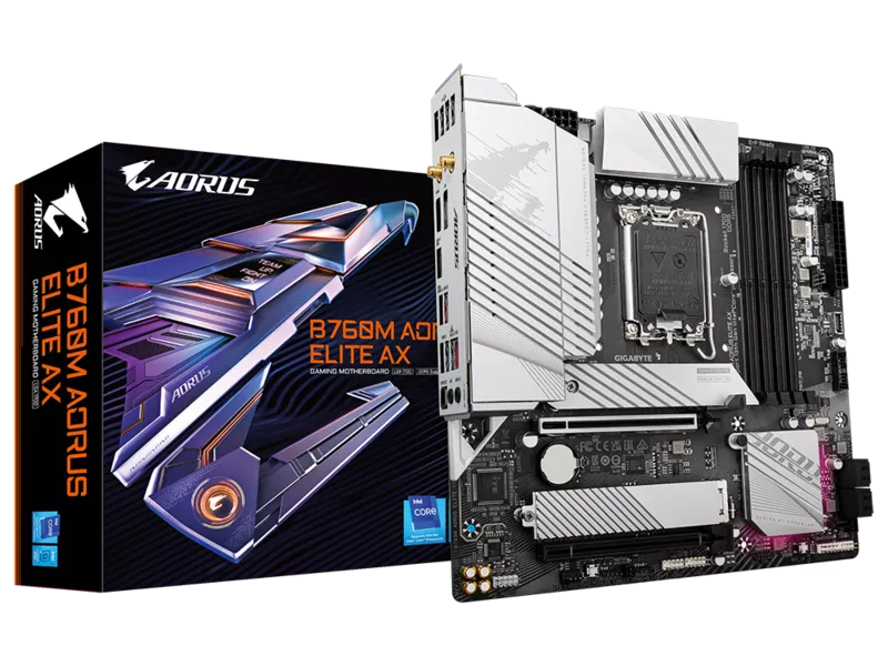 B760M AORUS ELITE AX (rev. 1.2/1.3)の商品メイン画像