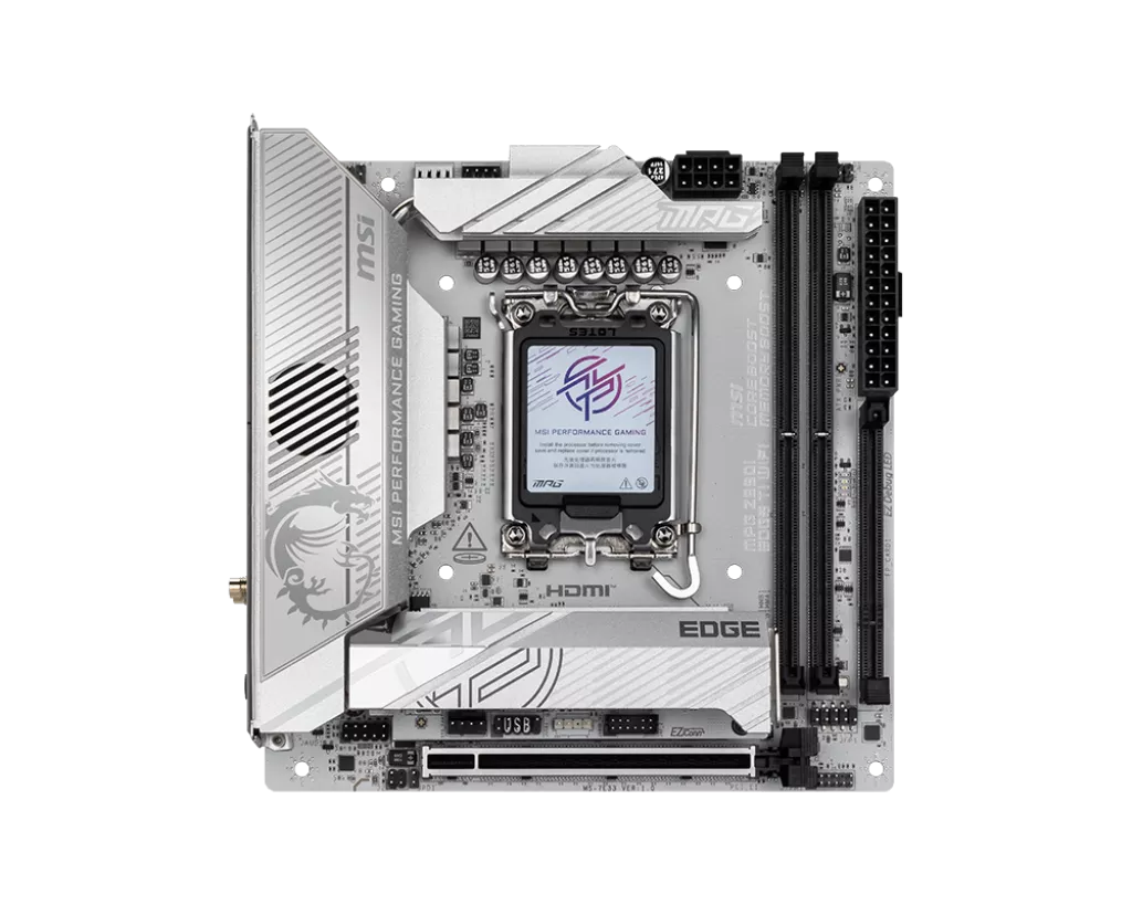 MSI MPG Z890I EDGE TI WIFI インテル 800シリーズ LGA1851対応